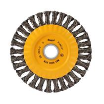 Escova Aço Temperado Circular Trançado 6" 150mm 13mm 9000RPM Pequi Escova Aço Temperado Circular Trançado 6" 150mm 13mm 9000RPM Pequi