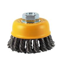 Escova Aço Temperado Copo Trançado 3.1/4" 80mm M14 8500RPM Pequi Escova Aço Temperado Copo Trançado 3.1/4" 80mm M14 8500RPM Pequi