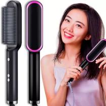 Escova Alisadora 3 em 1 Cabelo Ondulado Rápida Barata