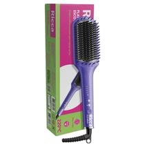 Escova Alisadora 4 Temperaturas Flat Brush Bivolt Ricca