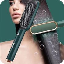 Escova Alisadora 5 em 1 Alisa, Escova, Modela, Seca, Anti-Frizz - Profissional Cerâmica Bivolt