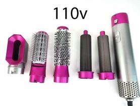 Escova Alisadora 5x1 Profissional Quente Ajustável Elétrica 110v