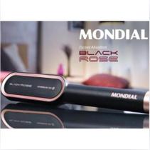 Escova Alisadora Black Rose Mondial EA07 Cabo Giratório Bivolt Para cabelos Liso e Cacheado Escova Alisadora Black Rose Mondial EA07 Cabo Giratório Bivolt Para cabelos Liso e Cacheado