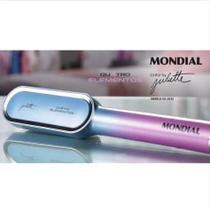 Escova Alisadora By Juliette, Mondial, Azul/Rosa, 36W, Bivolt - EA-JU-03