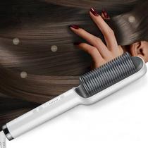 Escova alisadora de cabelo Magnética seca, alisa e modela BIVOLT - Ramindong