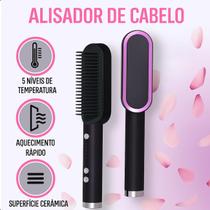 Escova Alisadora De Cabelo Profissional 110V/220V