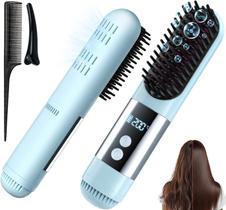 Escova alisadora de cabelo sem fio ZDXBO 5 em 1 Ionic Frizz Free Escova alisadora de cabelo sem fio ZDXBO 5 em 1 Ionic Frizz Free