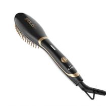 Escova Alisadora Gama Gold Ion Mini Preto Bivolt Escova Alisadora Gama Gold Ion Mini Preto Bivolt