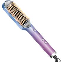 Escova Alisadora Juliette Mondial Azul/rosa Ea-ju-03 Bivolt Escova Para Alisar Cabelos