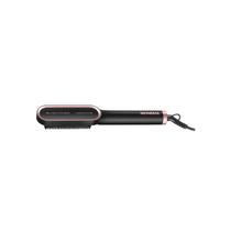 Escova Alisadora Mondial Ea 07 36W 2 Em 1 Bivolt Preto E Rose