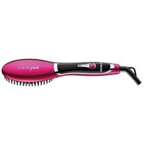 Escova Alisadora Mondial Mini Chrome Pink Rosa - Bivolt