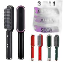 Escova Alisadora Multifuncional Seca, Alisa E Modela