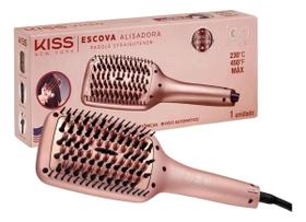 Escova Alisadora Paddle Straightener Kiss New York 230C Bivolt