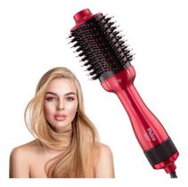 Escova Alisadora Secadora Modeladora Elétrica Íons Tourmaline Cabelo Bivolt Philco