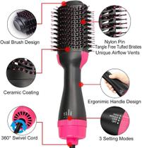 Escova Alisadora Secadora Modeladora Stepone 127v Cabelo Modelado e Movimento Íons de Cerâmica 1200W