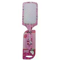 Escova Almofadada Quadrada Maxi Hello Kitty Escobel Ref-11200 Escova Almofadada Quadrada Maxi Hello Kitty Escobel Ref-11200