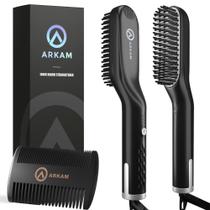 Escova aquecida original Arkam para alisador de barba para homens