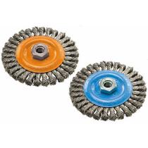 Escova arame circular 4.1/2" x 3/8 inox 13l462 walter