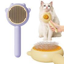 Escova Autolimpante para Pets Fiopet Magic Self-Cleaning Slicker Comb