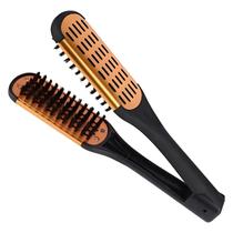 Escova Auxiliar Térmica para Chapinha Alisamento Profissional de Cabelos Escova Definitiva e Selagem Capilar - Dourado Escova Auxiliar Térmica para Chapinha Alisamento Profissional de Cabelos Escova Definitiva e Selagem Capilar - Dourado