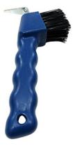Escova Azul Com Ranilha De Nylon Para Cascos De Cavalos Em Geral