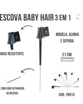 Escova Baby Hair 3 Em 1
