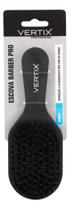 Escova Barber Pro Black Oval Vertix - Define e Alinha e Barba Ref.1093