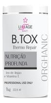 Escova Botox Orgânico Sem Formol Redutor De Volume Selafix