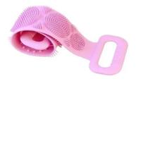 Escova Bucha Esponja De Banho Silicone Lava Costas Macias