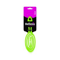 Escova cabelo bellesa super flex oval neon - diversas cores