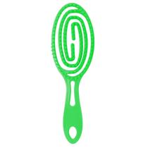 Escova Cabelo Flex Oval Desembaraça Todo Tipo Cabelo Cores