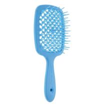 Escova Cabelo Janeke Superbrush Italiana Legitima Azul Royal