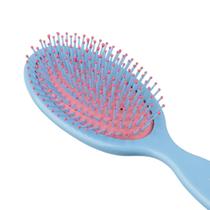 Escova Cabelo Mq Beauty Oval Almofadada Nylon Macaron Grande 05.023 Escova Cabelo Mq Beauty Oval Almofadada Nylon Macaron Grande 05.023