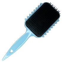 Escova Cabelo Raquete Modeladora Fitagem Cachos Azul Claro Escova Cabelo Raquete Modeladora Fitagem Cachos Azul Claro