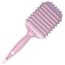 Escova Cabelo Raquete Modeladora Fitagem Cachos Rosa Claro Escova Cabelo Raquete Modeladora Fitagem Cachos Rosa Claro