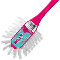 Escova Cabo Longo Alcance Ponta Raspadora Limpeza Difíceis Resistente Escova Cabo Longo Alcance Ponta Raspadora Limpeza Difíceis Resistente