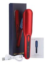 Escova Calvicie Cabelo Led Vermelho/azul Usb