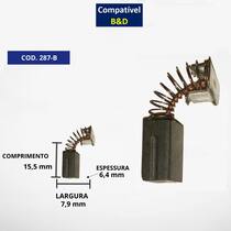 Escova CARVAO C287BG ESMERilhadeira BeD G730 Escova CARVAO C287BG ESMERilhadeira BeD G730