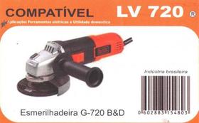 Escova Carvão Esmerilhadeira Black & Decker G-720 Lv720 Escova Carvão Esmerilhadeira Black & Decker G-720 Lv720