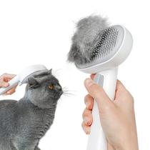 Escova Cat Aumuca com botão de liberação para gatos domésticos