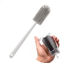 Escova Cerdas de Silicone Limpa Copos Taças Potes Multiuso 32x5,5cm Escova Cerdas de Silicone Limpa Copos Taças Potes Multiuso 32x5,5cm