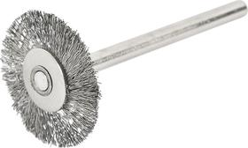 Escova circular 20mm inox c/ haste p/ microrretífica Vonder Escova circular 20mm inox c/ haste p/ microrretífica Vonder