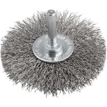 Escova Circular 3 6325200003 para Furadeira e Retificadeira com Cerdas em Aço Inox Vonder Escova Circular 3 6325200003 para Furadeira e Retificadeira com Cerdas em Aço Inox Vonder