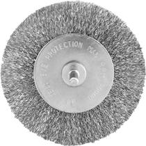 Escova Circular 4 Cerdas Aço Inox 20/Min Haste 1/4 Vonder