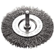 Escova circular aço 3" 75 x 1/2 fio 30 haste 6mm 45011/103 tramontina Escova circular aço 3" 75 x 1/2 fio 30 haste 6mm 45011/103 tramontina