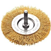 Escova Circular Arame Ondulado Com Haste 2x1/4'' Tramontina Pro Tramontina