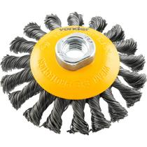 Escova Circular Cônica 4"X1/2 M14 Torcida Vonder