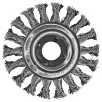 Escova Circular de Aço Carbono Trançada 4.1/2"x1/2" 631151BPS Pequi Escova Circular de Aço Carbono Trançada 4.1/2"x1/2" 631151BPS Pequi
