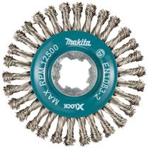 Escova Circular de Aço Inox Tipo 1 Trançado 115x0,5mm X-Lock - D-73368 - MAKITA