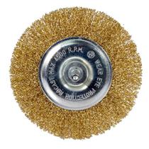 Escova Circular De Aço Latonado 100X12Mm (319,0028) - Rocast